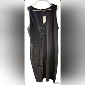 Bold Elements NWT black sleeveless dress, size XL